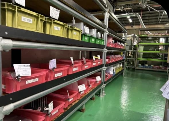 整理整頓された工場内